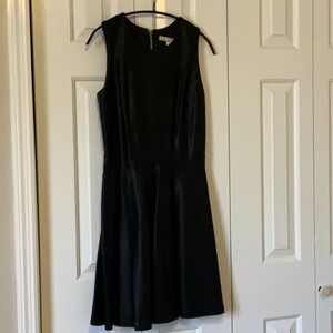 Boston Proper Faux Leather Sleeveless Dress